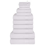 Vidaxl 12-delige handdoekenset frogn 360 g m² wit