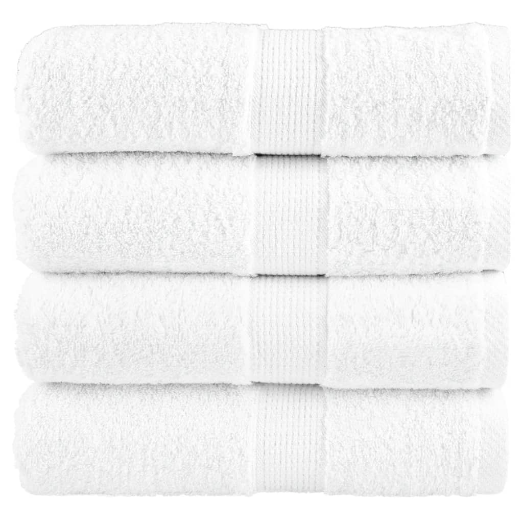 Vidaxl gastendoekjes solund 4 st 600 g m² 30x50 cm wit