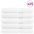 Vidaxl handdoeken solund 25 st 600 g m² 100x200cm wit
