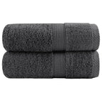 Vidaxl gastendoekjes solund 2 st 600 g m² 30x50 cm antracietkleur