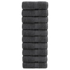 Vidaxl gastendoekjes solund 10 st 600 g m² 30x50 cm antraciet