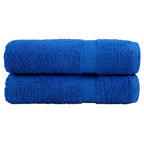 Vidaxl handdoeken solund 2 st 600 g m² 50x100 cm blauw
