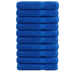 Vidaxl saunadoeken solund 10 st 600 g m² 80x200 cm blauw