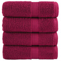 Vidaxl gastendoekjes solund 4 st 600 g m² 30x50 cm bordeauxrood
