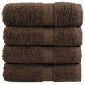 VidaXL Gastendoekjes SOLUND 4 st 600 g m² 30x50 cm bruin