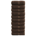 Vidaxl gastendoekjes solund 10 st 600 g m² 30x50 cm bruin