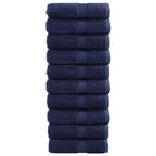 Vidaxl gastendoekjes solund 10 st 600 g m² 30x50 cm marineblauw