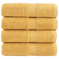 Vidaxl gastendoekjes solund 4 st 600 g m² 30x50 cm goudkleurig