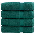 VidaXL Badhanddoeken SOLUND 4 st 600 g m² 70x140 cm groen