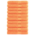 Vidaxl saunadoeken solund 10 st 600 g m² 80x200 cm oranje