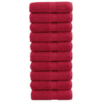 Vidaxl gastendoekjes solund 10 st 600 g m² 30x30 cm rood