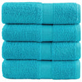 Vidaxl gastendoekjes solund 4 st 600 g m² 30x50 cm turquoise