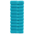 Vidaxl gastendoekjes solund 10 st 600 g m² 30x50 cm turquoise