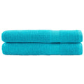 Vidaxl saunadoeken solund 2 st 600 g m² 80x200 cm turquoise