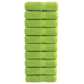 Vidaxl premium washandjes solund 10 stuks appelgroen 30x30 cm 600 g m²