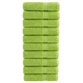 Vidaxl handdoeken solund 10 st 600 g m² 50x100 cm appelgroen