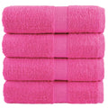 Vidaxl premium washandjes solund 4 stuks roze 30x30 cm 600 g m2