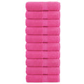 Vidaxl gastendoekjes solund 10 st 600 g m² 30x50 cm roze
