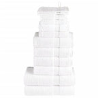 Vidaxl 12-delige handdoekenset solund 600 g m² wit