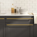 Vidaxl handvatten 20 st 480 mm roestvrij staal goudkleurig