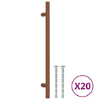 Vidaxl handvatten 20 st 192 mm roestvrij staal bronskleurig