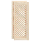 Vidaxl kastdeuren met latwerk 2 st 39,5x99 cm massief grenenhout