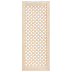 Vidaxl kastdeuren met latwerk 2 st 39,5x99 cm massief grenenhout