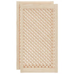 Vidaxl kastdeuren met latwerk 2 st 49,5x99 cm massief grenenhout