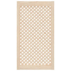 Vidaxl kastdeuren met latwerk 2 st 49,5x99 cm massief grenenhout