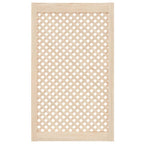 Vidaxl kastdeuren met latwerk 2 st 59,5x99 cm massief grenenhout