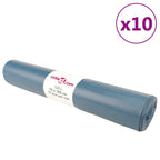 Vidaxl vuilniszakken 100 st 120 l blauw
