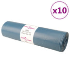 Vidaxl vuilniszakken 100 st 240 l blauw