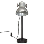Vidaxl bureaulamp 25 w e27 15x15x55 cm vintage zilverkleurig