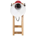 Vidaxl bureaulamp 25 w e27 30x17x40 cm verweerd rood