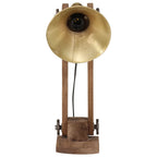 VidaXL Bureaulamp 25 W E27 23x13x52 cm antiek messing