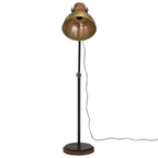 Vidaxl vloerlamp 25 w e27 30x30x100-150 cm antiek messingkleurig