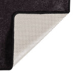 Vidaxl vloerkleed wasbaar anti-slip 120x170 cm antracietkleurig