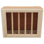 Vidaxl hooiruif voor konijnen 25x18,5x20,5 cm massief vurenhout