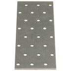 VidaXL Platen geperforeerd 40 st 2 mm 160x60 mm gegalvaniseerd staal