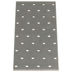 VidaXL Platen geperforeerd 40 st 2 mm 200x80 mm gegalvaniseerd staal