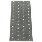 Vidaxl platen geperforeerd 20 st 2 mm 240x80 mm gegalvaniseerd staal