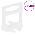 Vidaxl nivelleerklemmen voor tegels 2500 st 1 mm