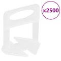 Vidaxl nivelleerklemmen voor tegels 2500 st 1,5 mm
