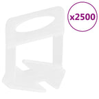 Vidaxl nivelleerklemmen voor tegels 2500 st 1,5 mm