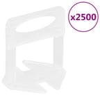 Vidaxl nivelleerklemmen voor tegels 2500 st 2 mm