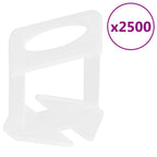 Vidaxl nivelleerklemmen voor tegels 2500 st 3 mm