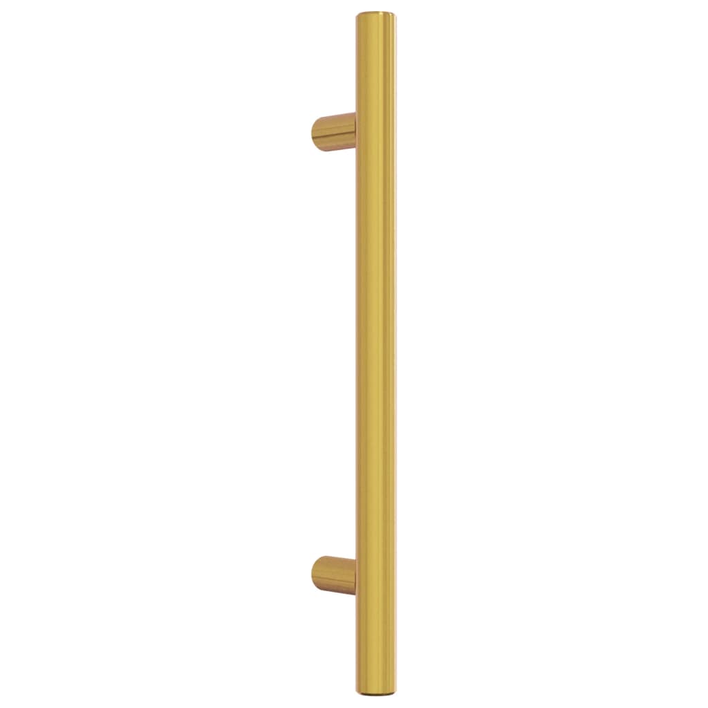 Vidaxl handvatten 10 st 128 mm roestvrij staal goudkleurig