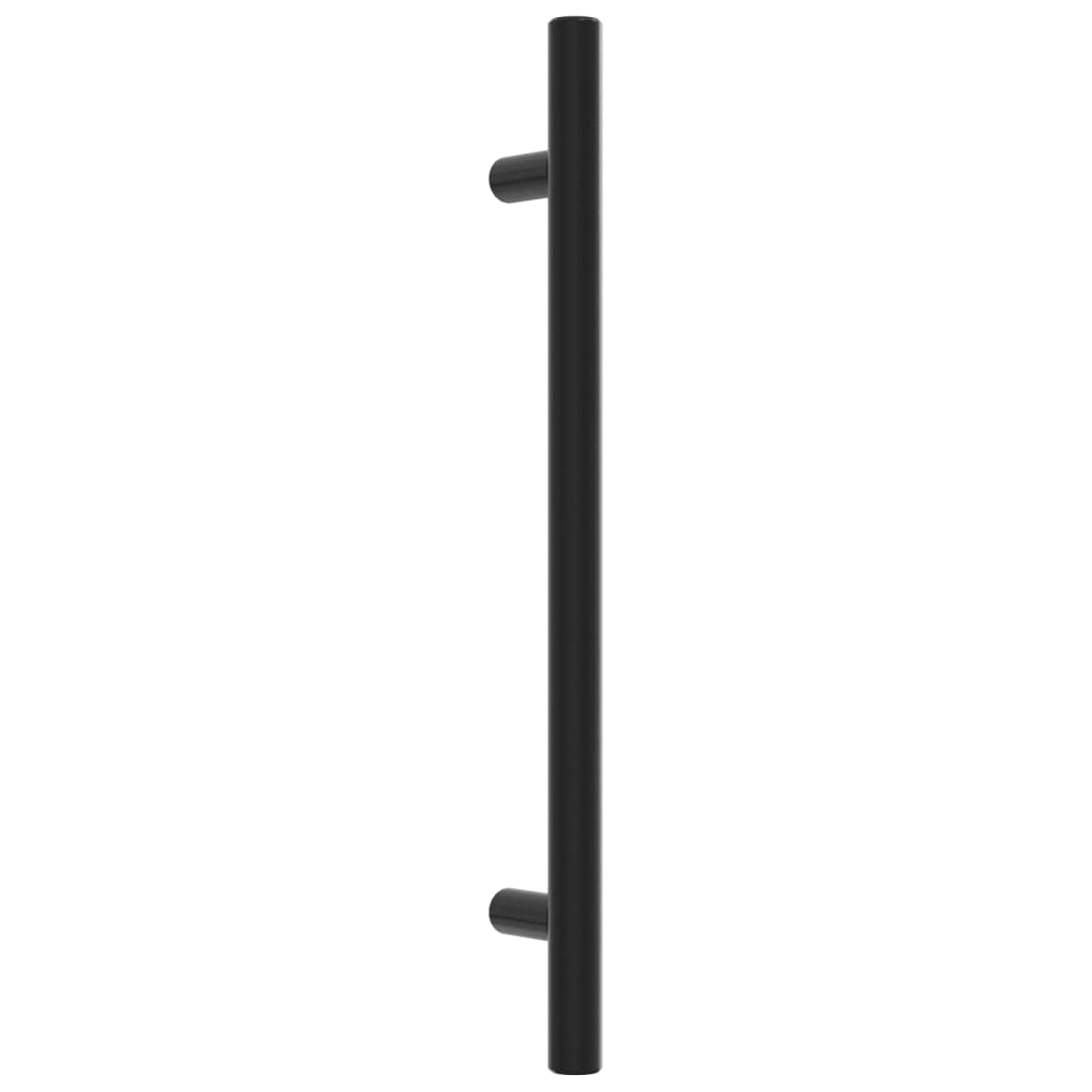 Vidaxl handvatten 10 st 160 mm roestvrij staal zwart