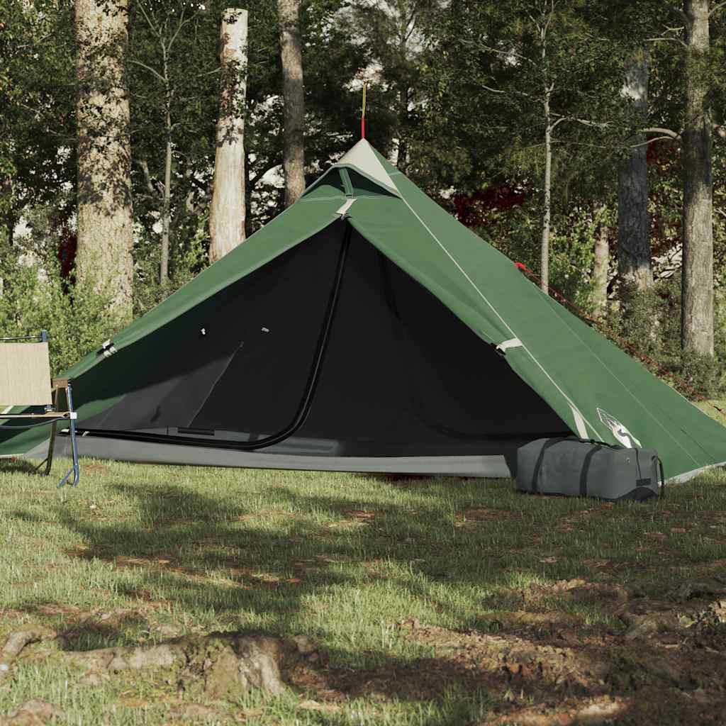 Vidaxl hangende tipi tent 1-persoons waterdicht groen