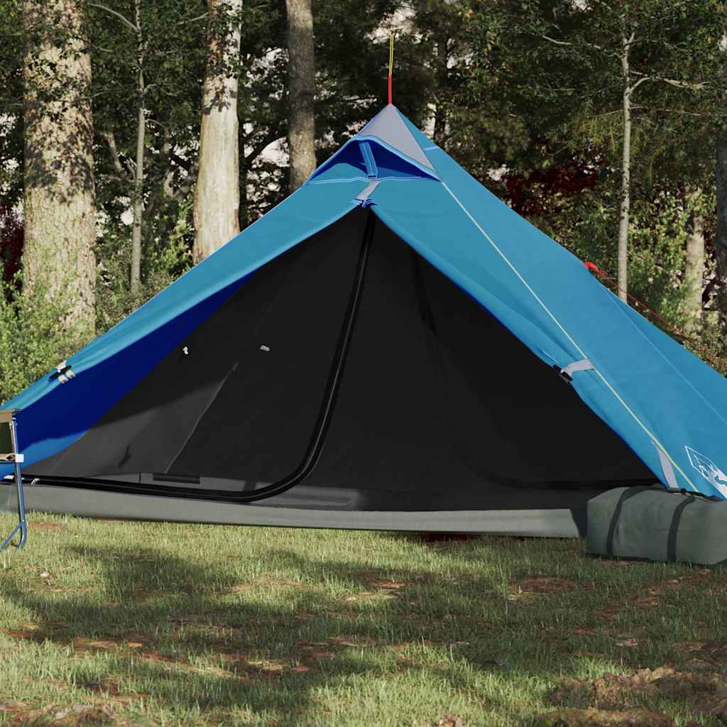 Vidaxl hangende tipi tent 1-persoons waterdicht blauw